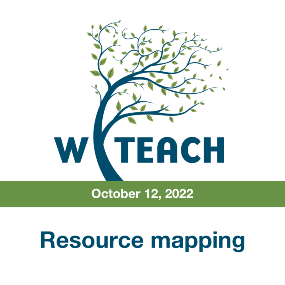 WiTEACH Resource mapping Wisconsin